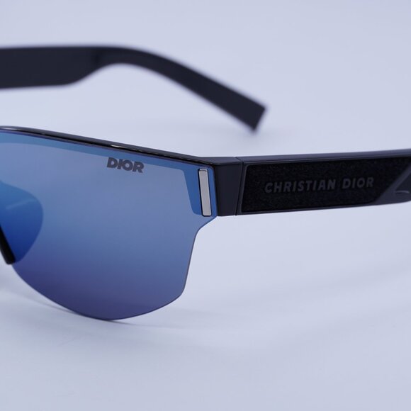 🕶️ New Dior DIORXTREM M2U 10A4 Sunglasses - Black Frame, Blue Lenses - Picture 8 of 10